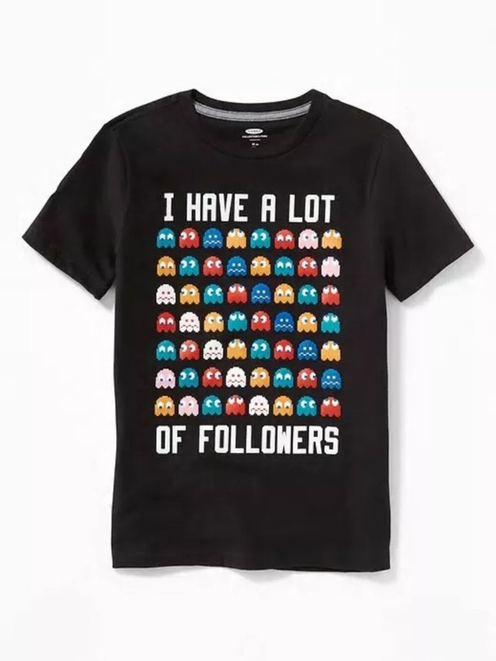 NWT OLD NAVY Pac-Man Arcade I Have A Lot of Followers Tees T-Shirt Boys XS S M L
